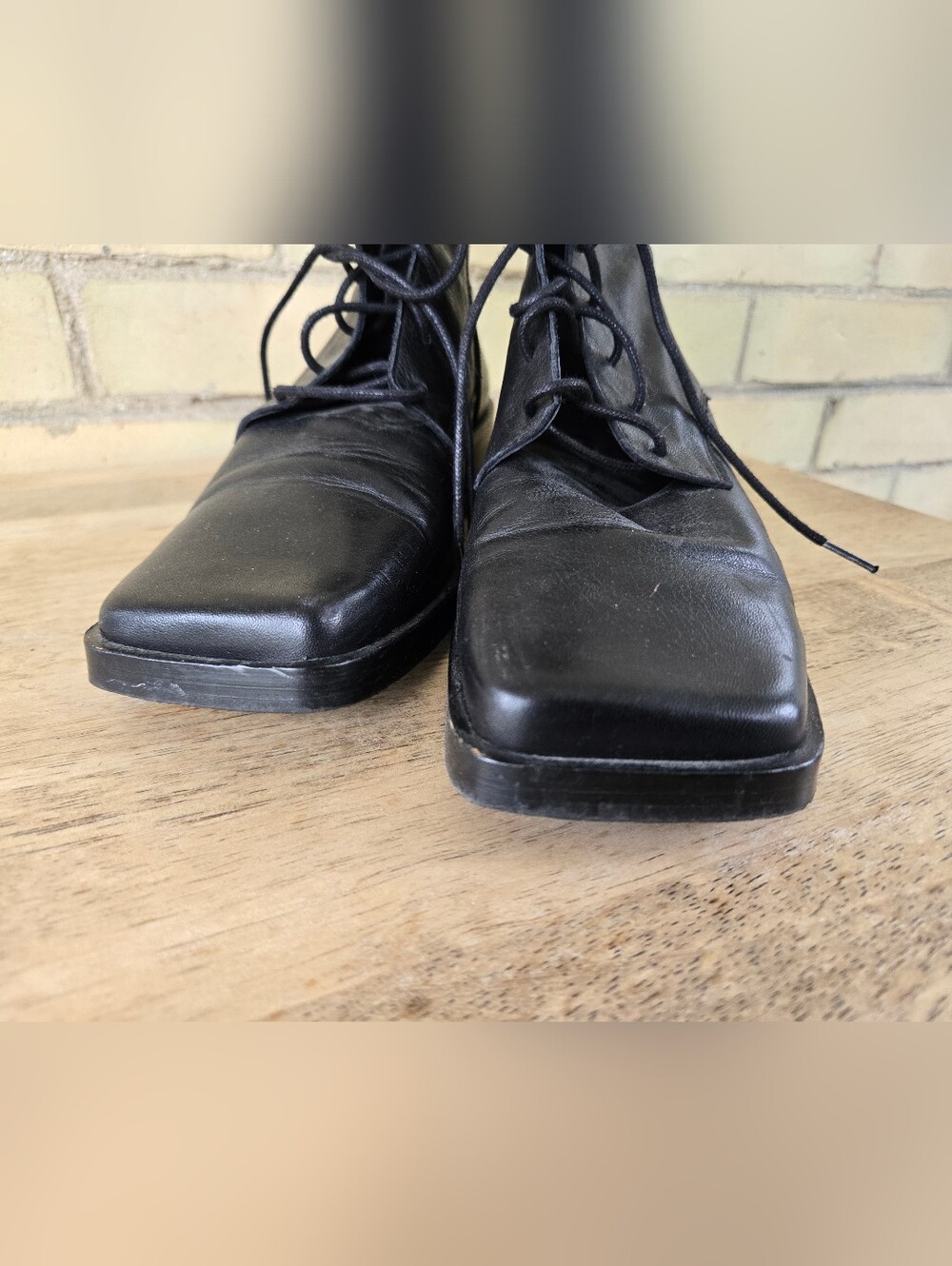 L'Intervalle Square Toe Boots - Picture 3 of 10